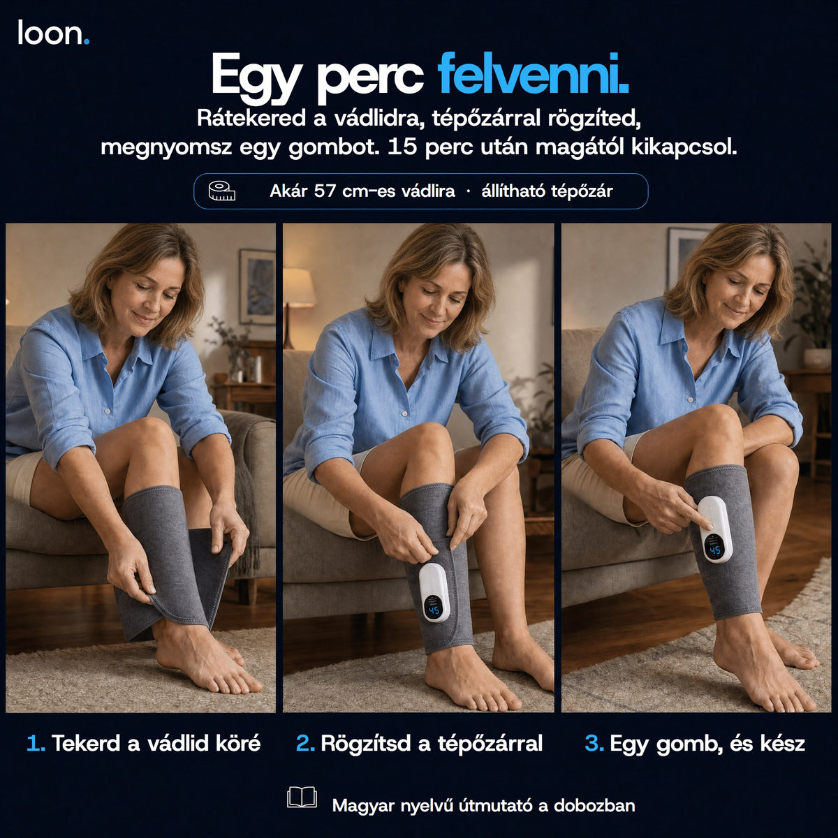 Loon Flow™ vádlimasszírozó